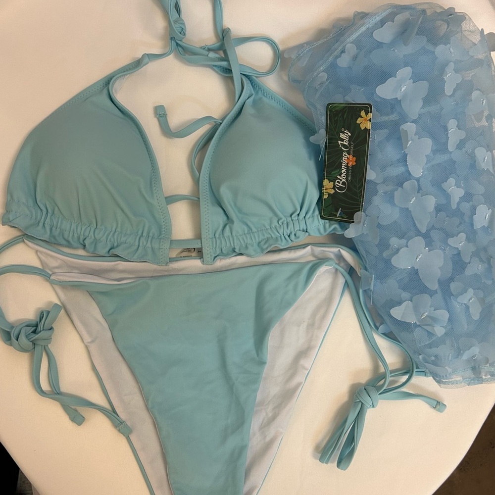 Light Blue Bikini Set